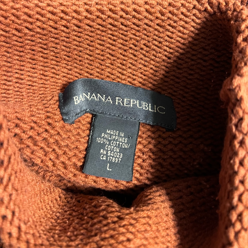 Banana Republic Rust Knit Pullover